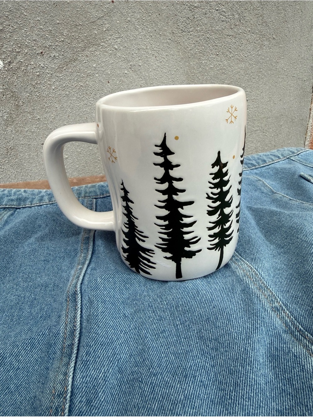 Rae Dunn Ceramic Winter Mug